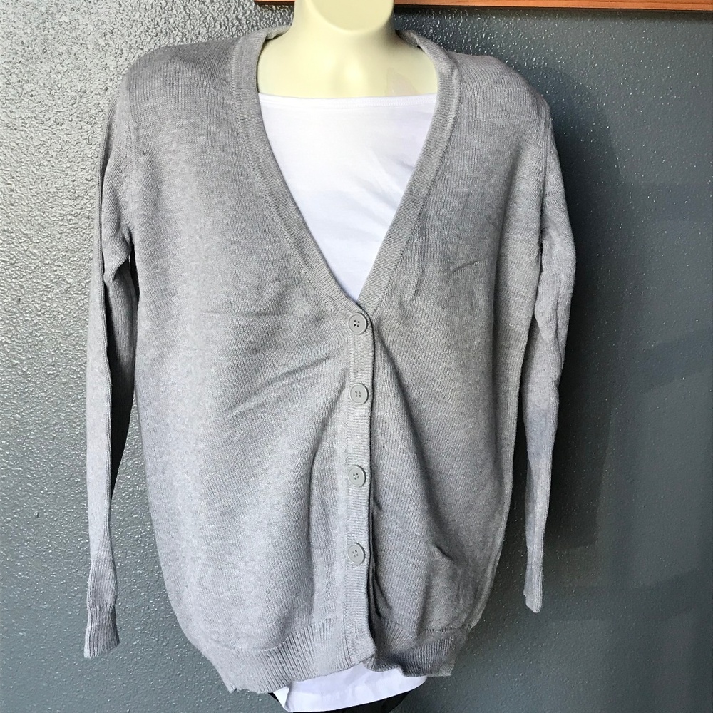 Forever 21 Grey Cardigan NWOT
